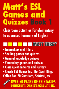 Matt's ESL Games and Quizzes Sample file